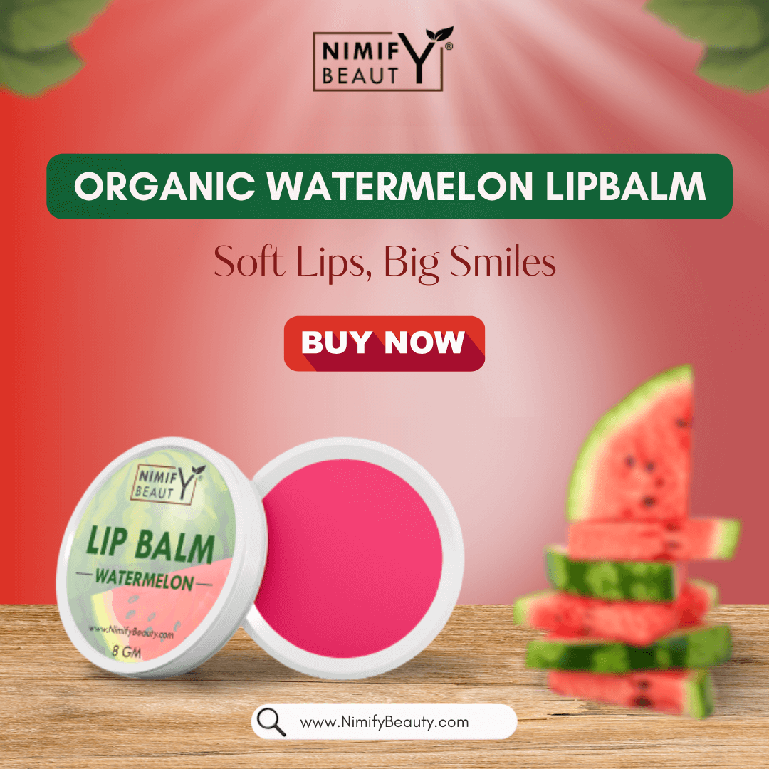 Nimify Beauty Watermelon Lip Balm - Lip Care Products - Lip Balms - www.nimifybeauty.com